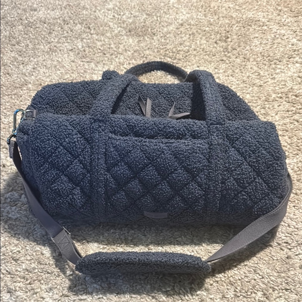 Vera Bradley Small Duffel Bag - Thunder Blue